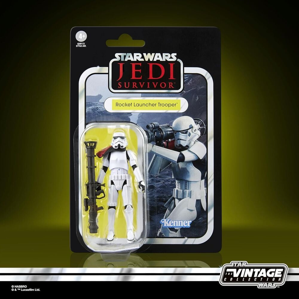 Star Wars Jedi Survivor Trooper Figur 9,5 cm raketkastare
