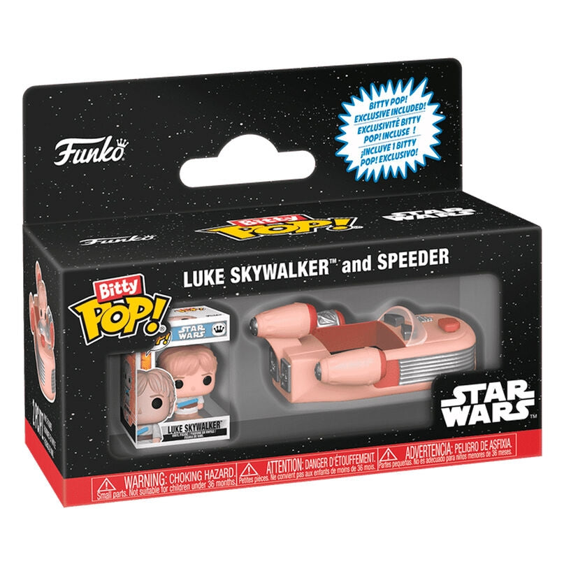 Star Wars Luke Skywalker Speeder Bitty Pop Figur