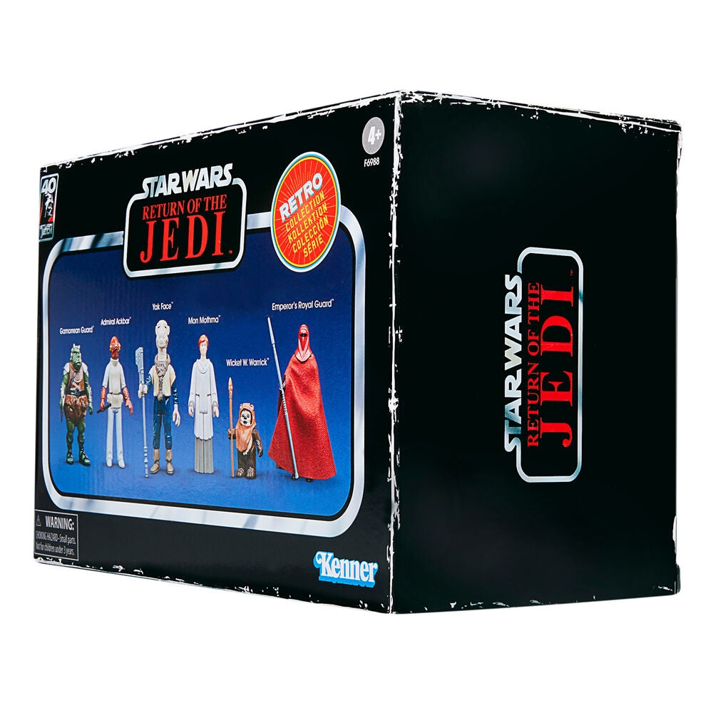 Star Wars Return of the Jedi Retro Collection 6-pack figurer 9,5 cm
