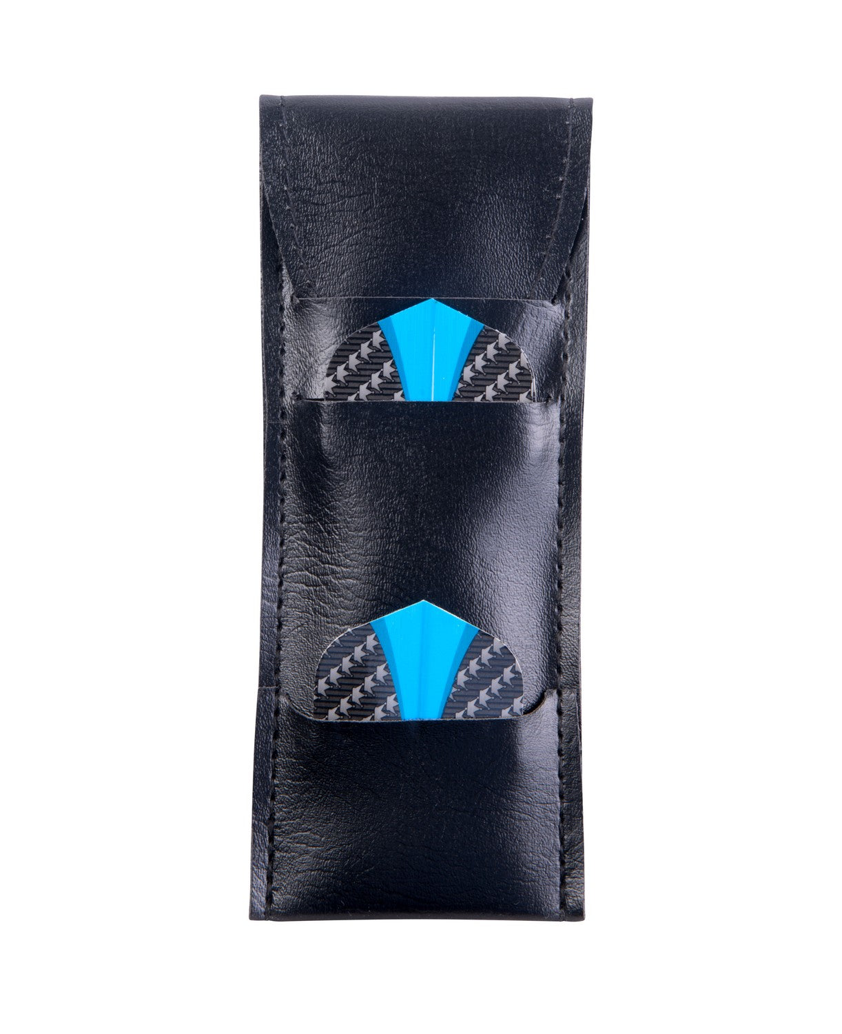 Steeltip Darts 23g, svart pipa, blå skaft och flights