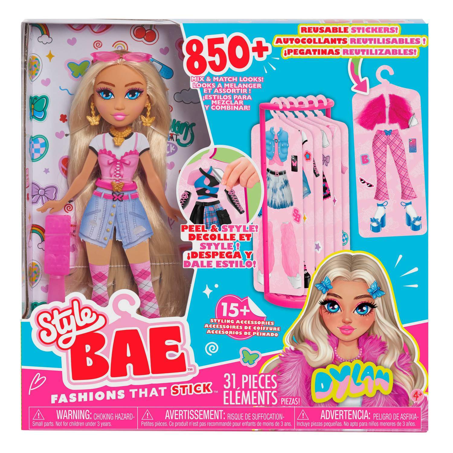 Style Bae Fashion Doll Dylan, 28 Cm