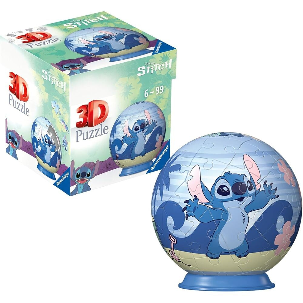Stitch 3D-pussel, 54 bitar, kul för alla åldrar