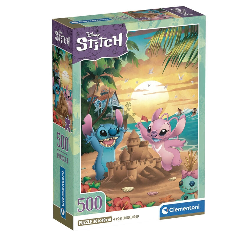 Stitch 500-bitars pussel för barn och vuxna