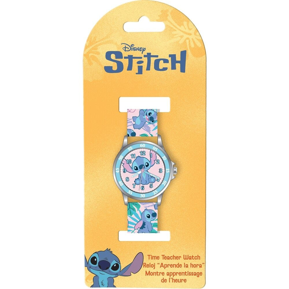 Stitch Analog klocka med justerbar rem och vattentäthet