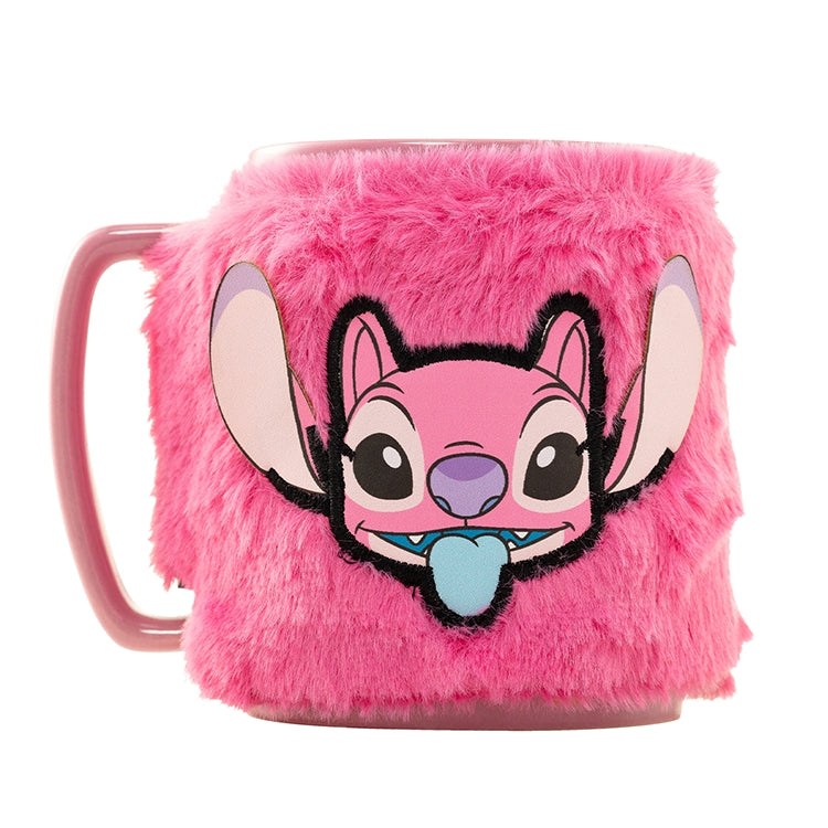 Stitch Angel Mugg med Teddy Bear Cover, perfekt present till samlare