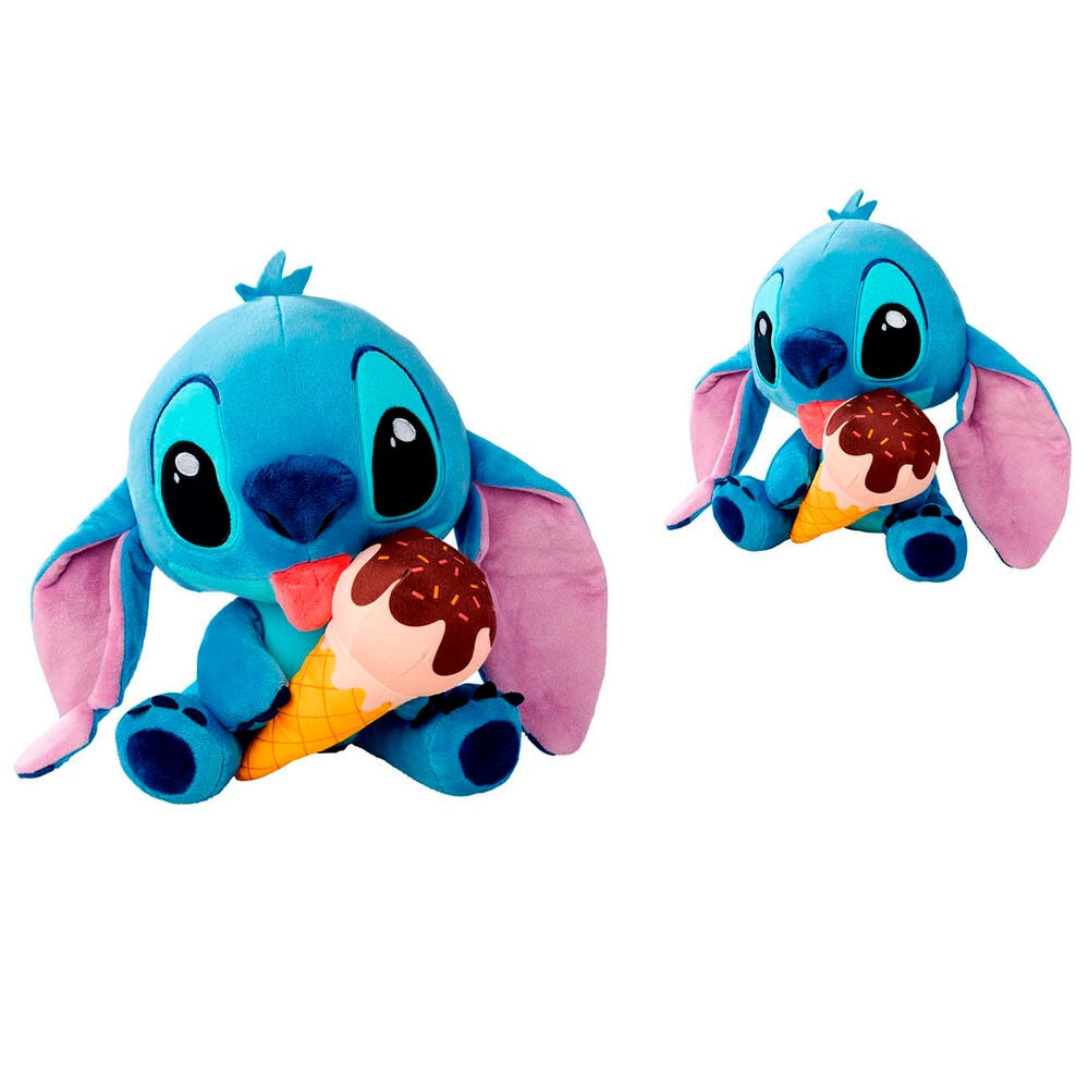 Stitch Ice Cream Plyschleksak, 25 cm mjuk leksak för barn