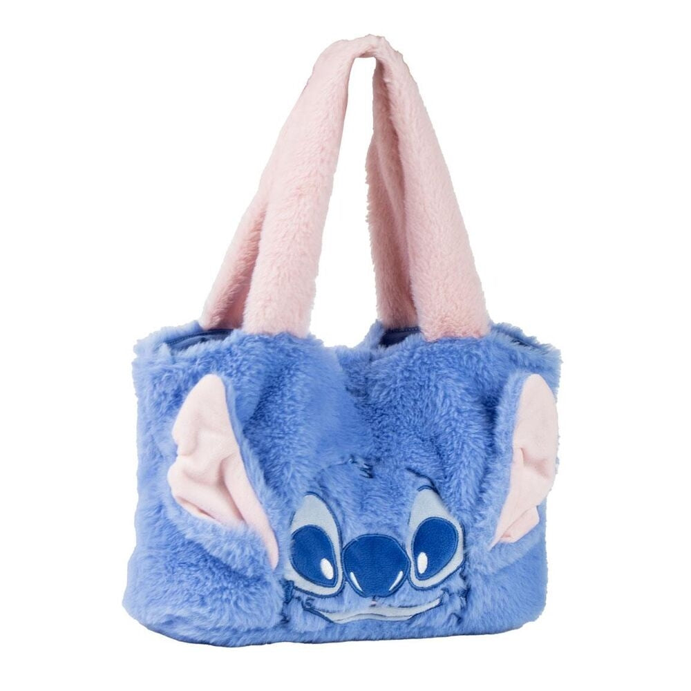 Stitch Plysch shoppingväska, mjukt material, perfekt för dagligt bruk