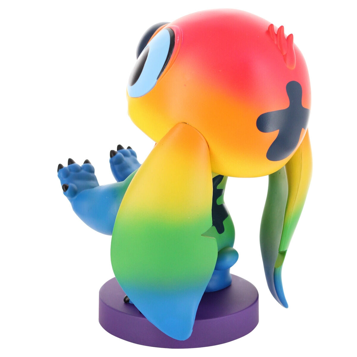 Stitch Rainbow Figur Klämfäste, 20 cm Cable Guy