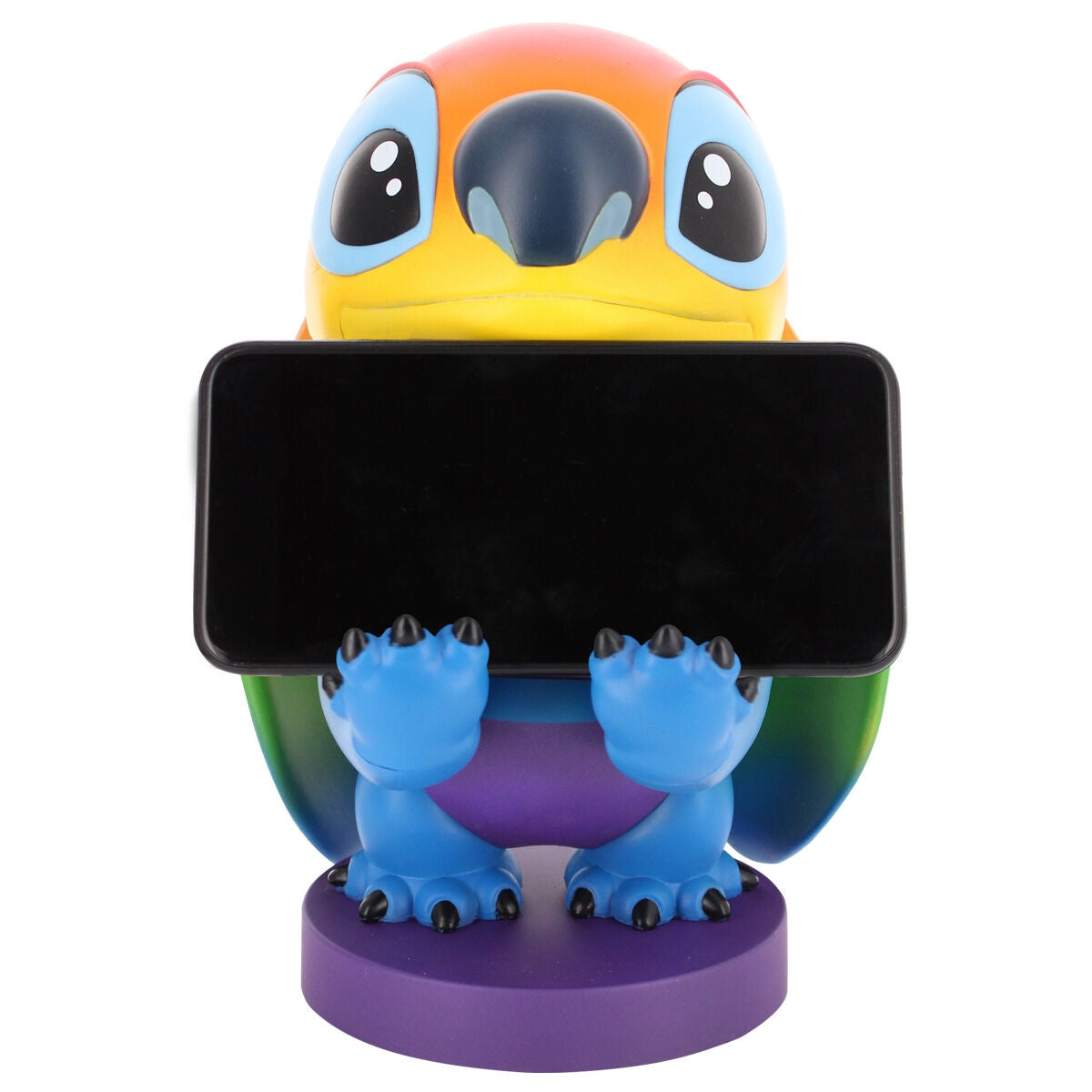Stitch Rainbow Figur Klämfäste, 20 cm Cable Guy