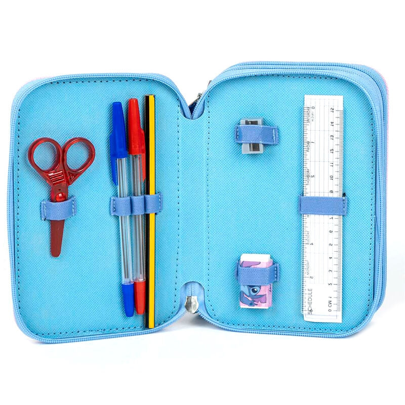 Stitch Triple Pennfodral för skolmaterial och organisation
