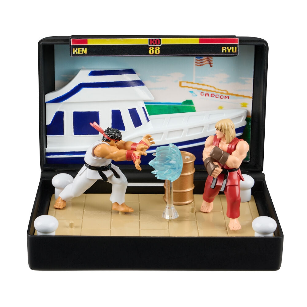 Street Fighter Mega Drive Diorama Displaymodell