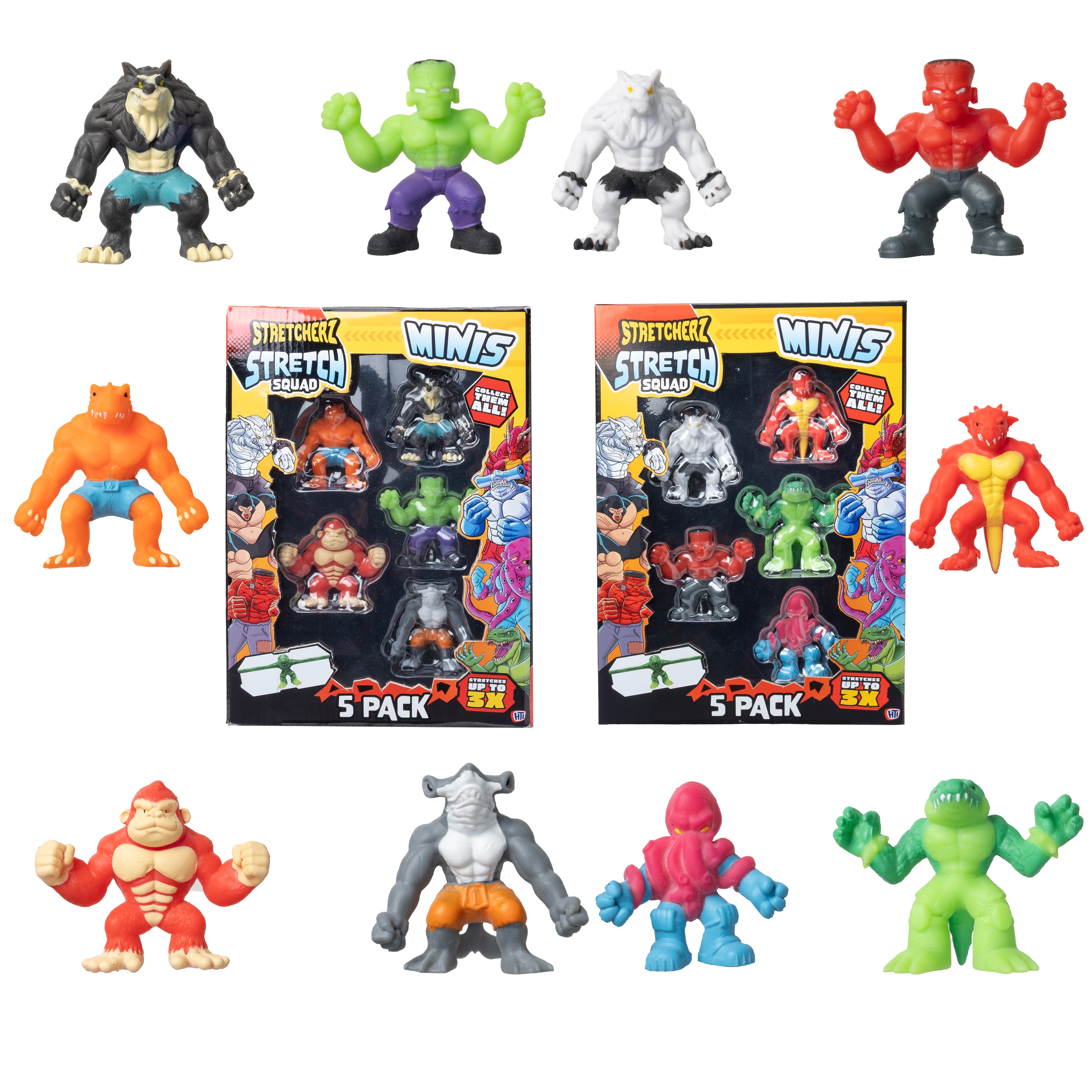 Stretch Squad Minis Stretchfigurer 5 St