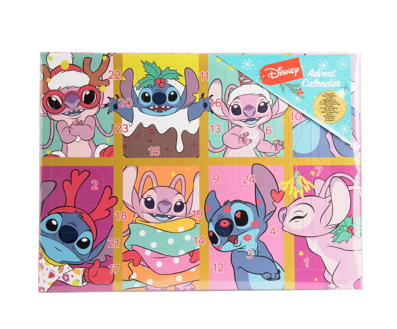 Sy adventskalender med 24 pysselmaterial för barn