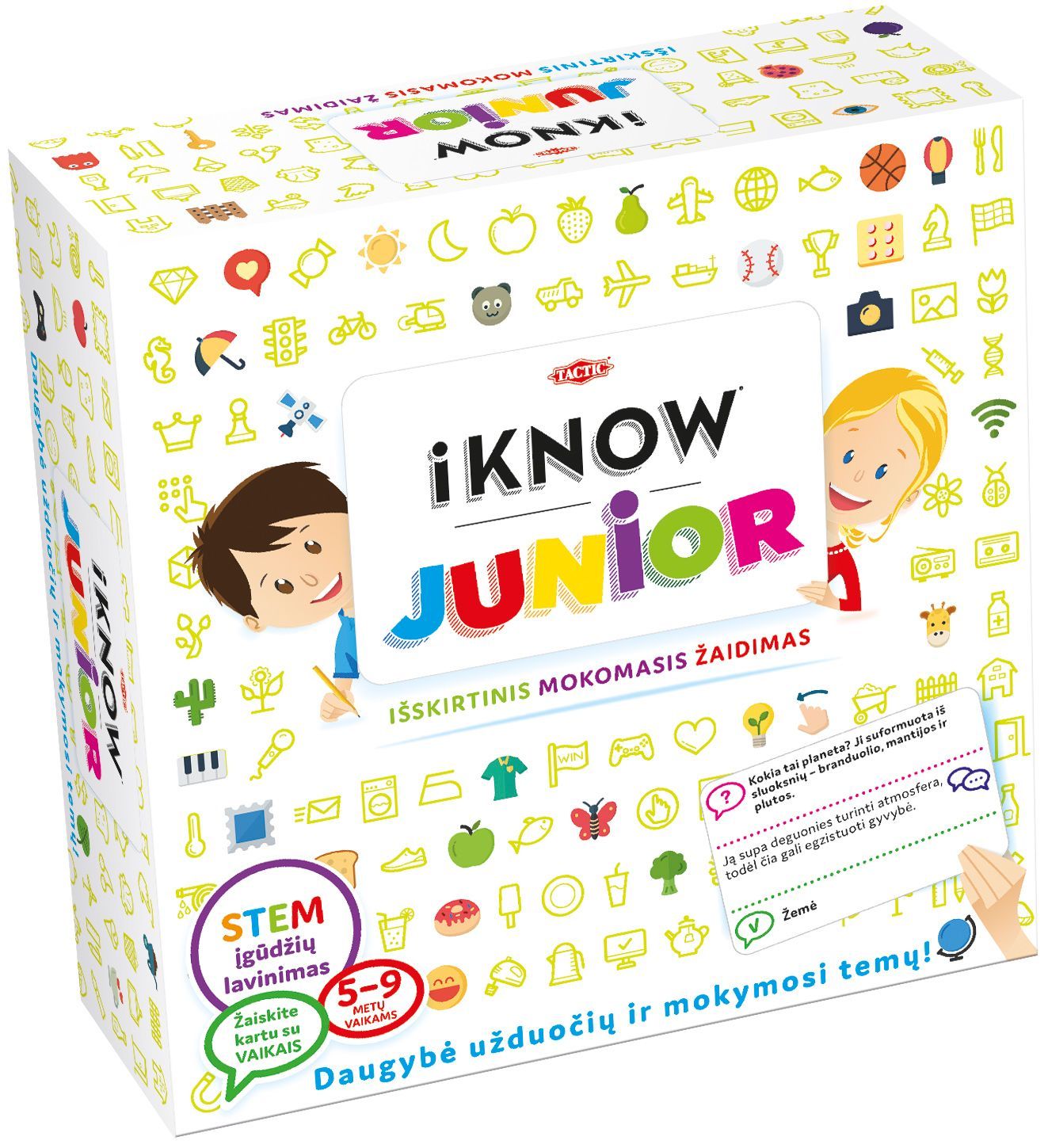 Tactic Board Game Iknow Junior (på litauiska språk.)