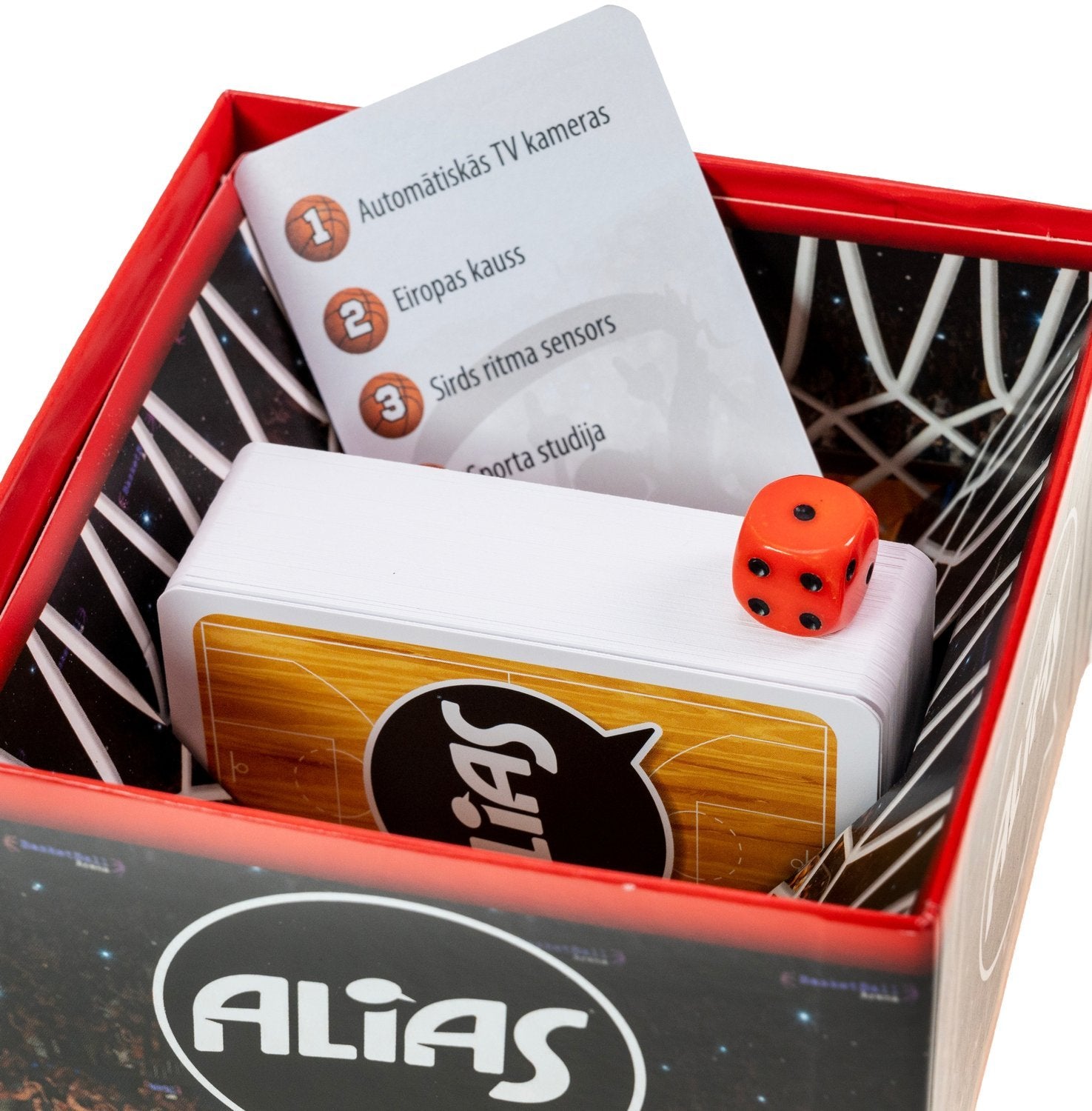 Tactic Boardgame Alias: Basketball (på lettiska språk.)