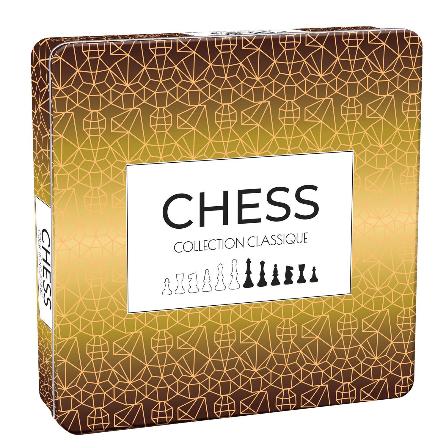 Taktisk spil Chess Tin box