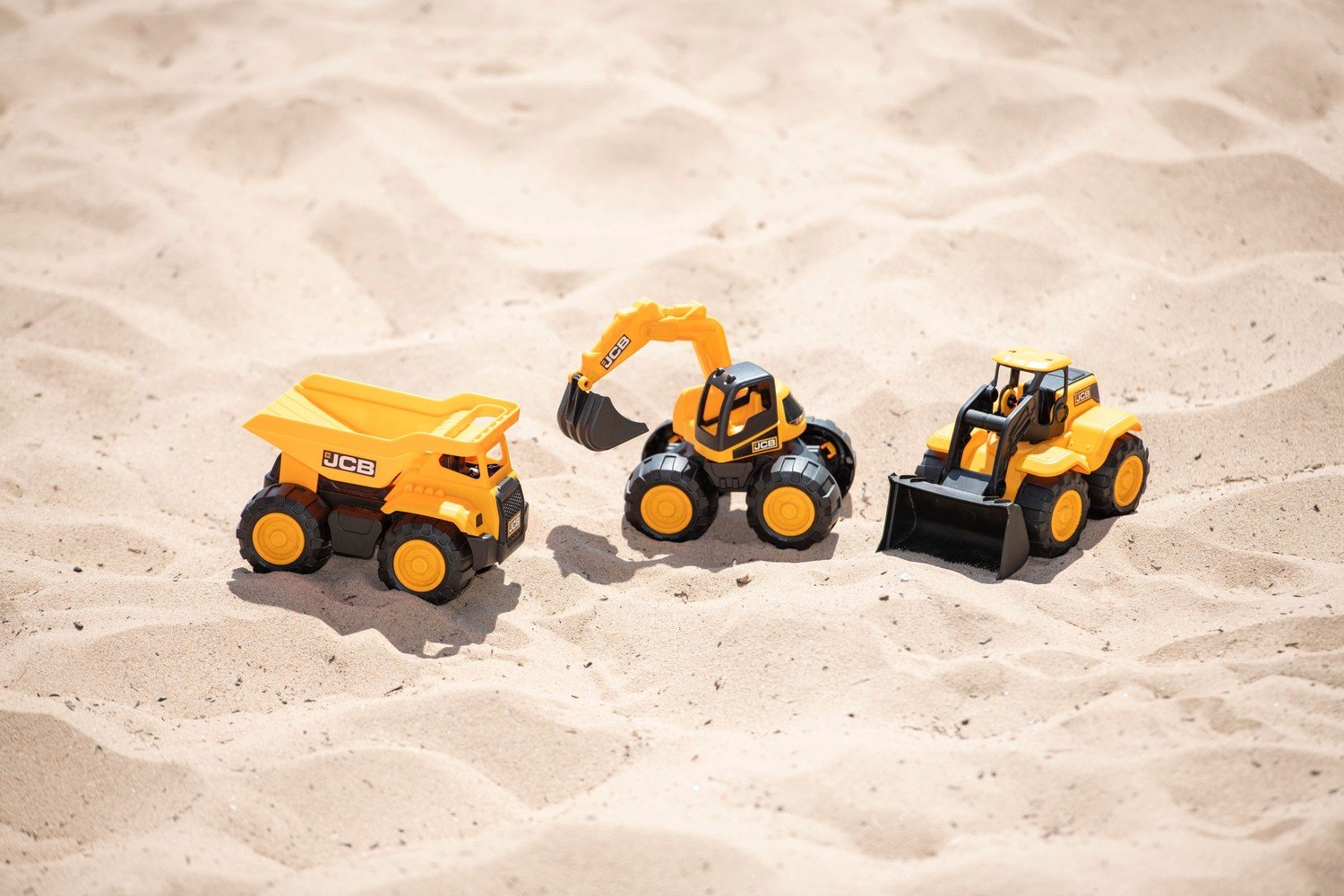 Teamsterz Jcb Trucks Sæt, 3 stk, 18Cm