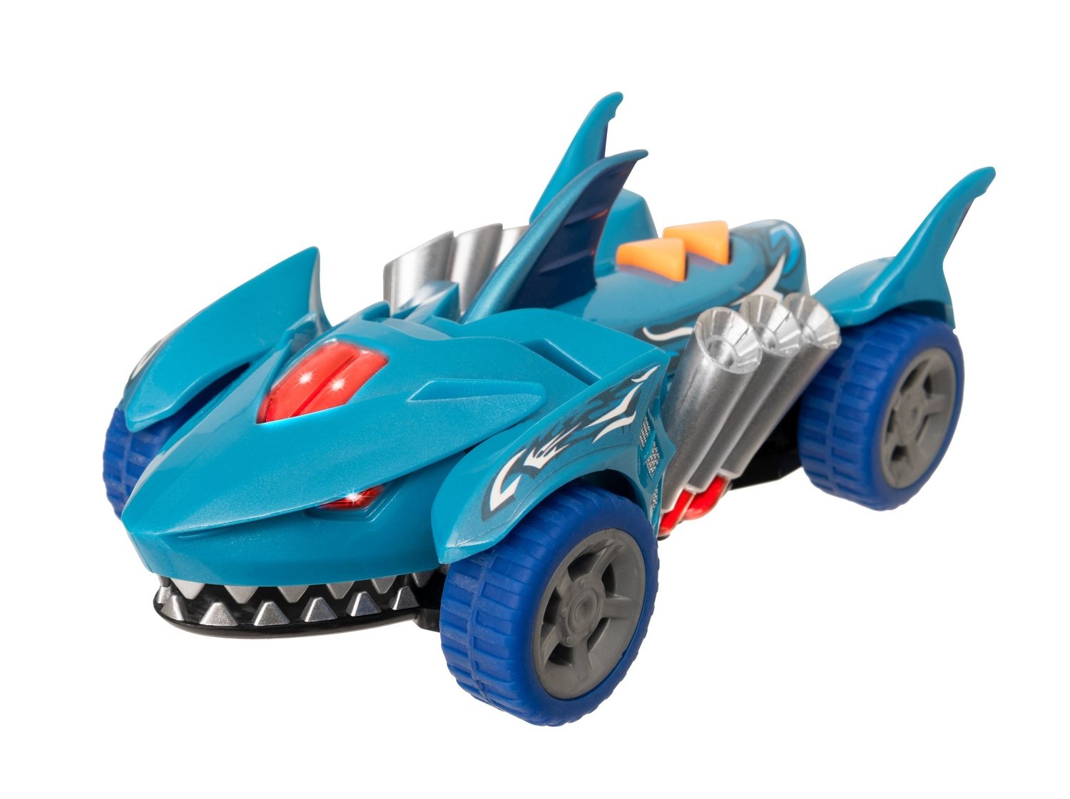 Teamsterz Mighty Machine Shark Car Med Ljus Och Ljud, 12,5 Cm