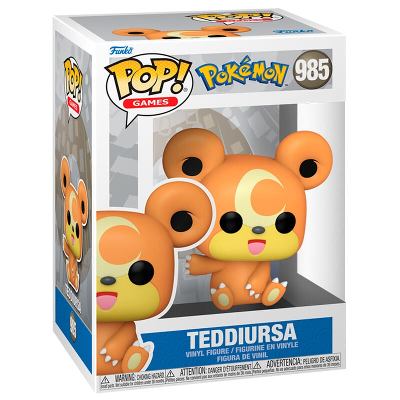 Teddiursa Pokémon-figur, samlarleksak, 4-tumsstorlek