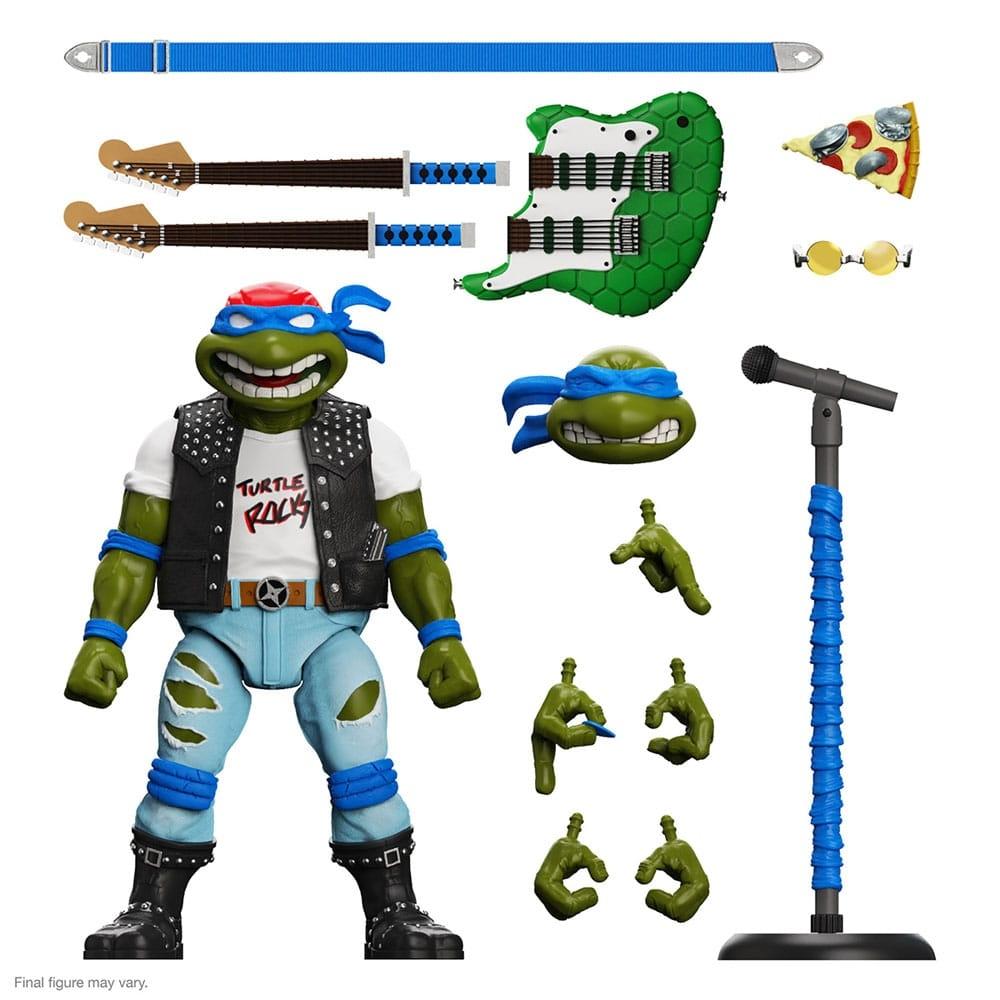 Teenage Mutant Ninja Turtles Ultimates Action Figur Classic Rocker Leo 18 cm