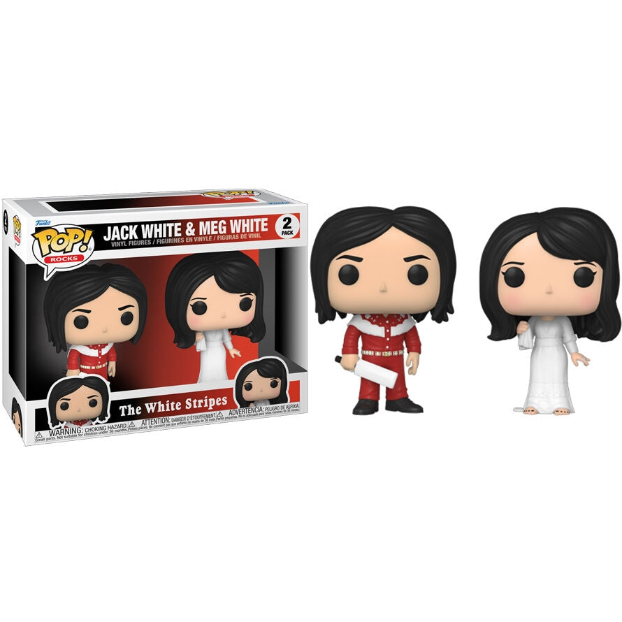 The White Stripes Pop Pack: Jack White & Meg White Figures