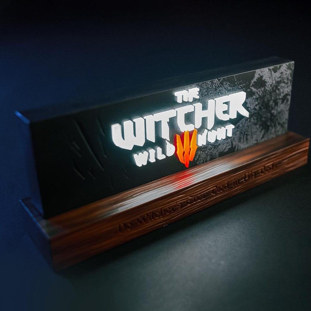 The Witcher LED-Light Wild Hunt Logo 22 cm