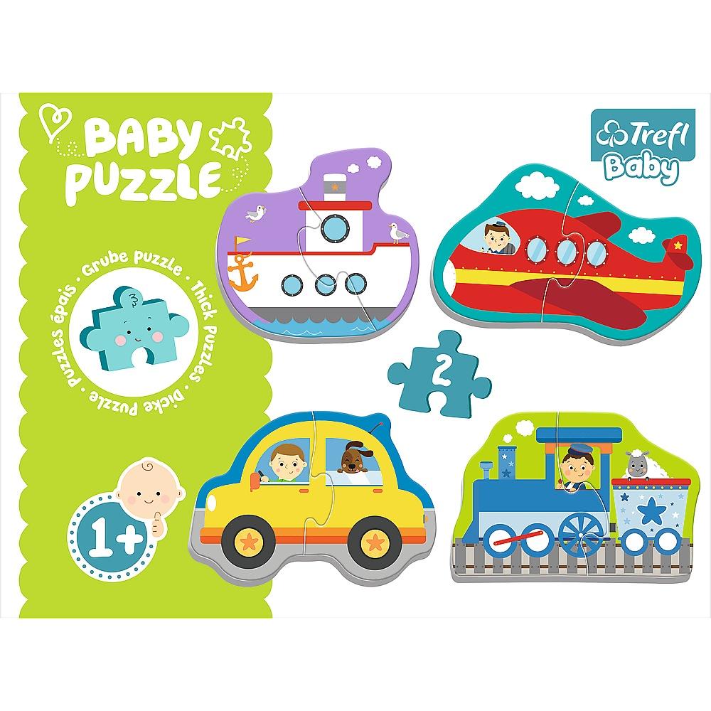 Trefl Baby Pussel Set, Transportfordon