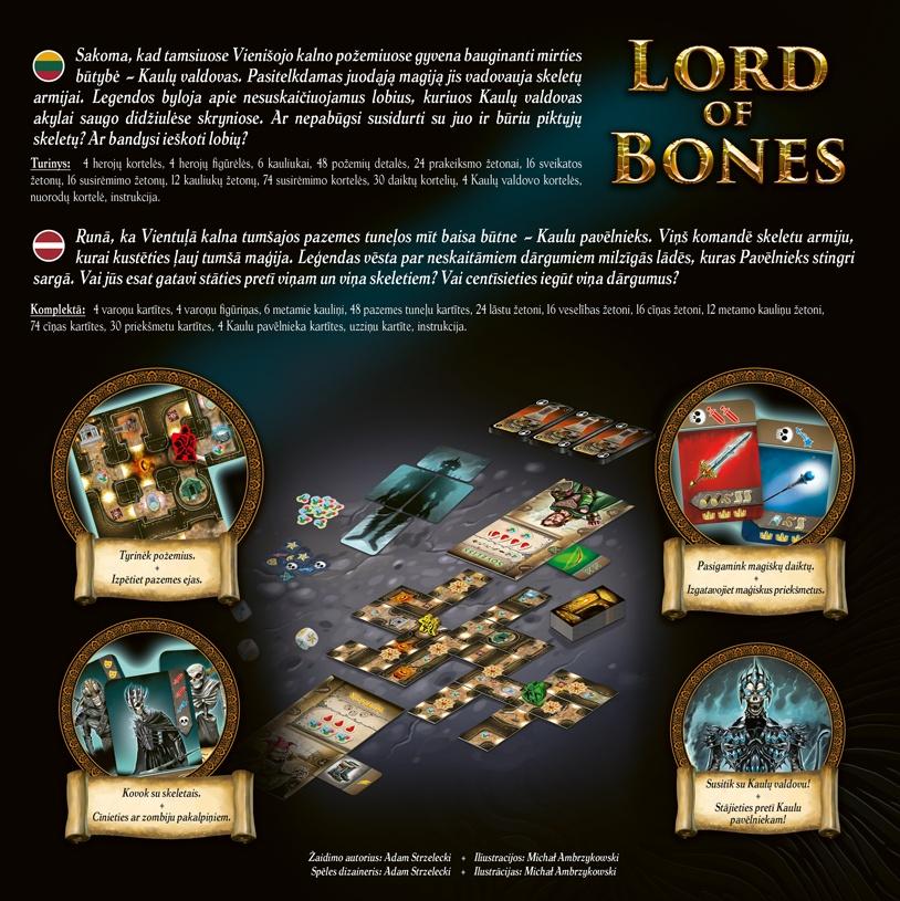 Trefl Board Game Lord of Bones (på lettiska och litauiska språk.)