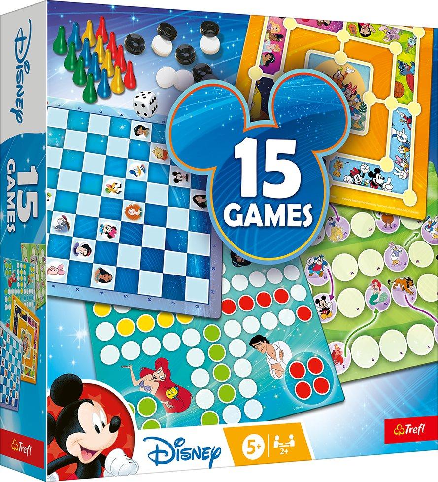 Trefl Disney Set med 15I1-spel