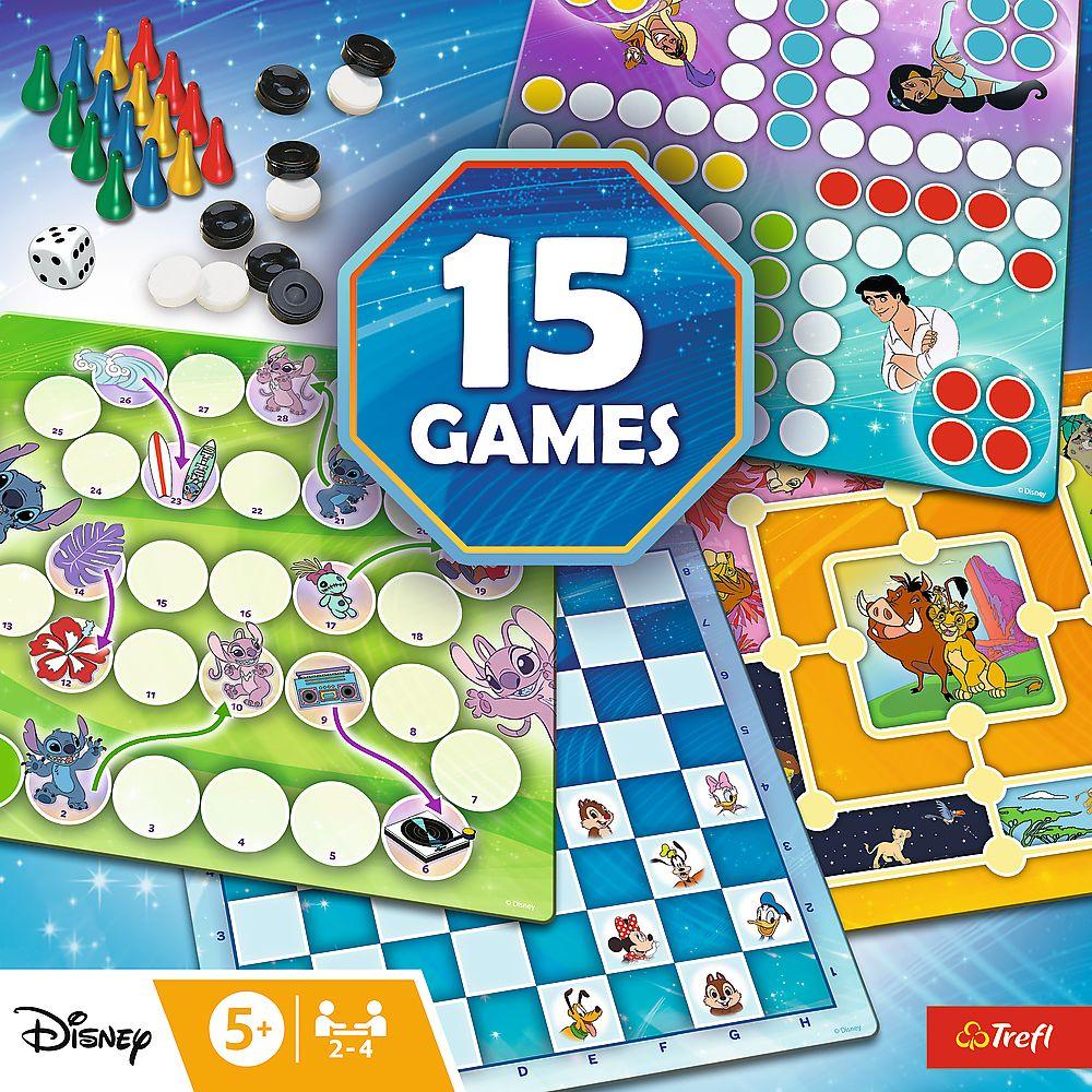 Trefl Disney Set med 15I1-spel