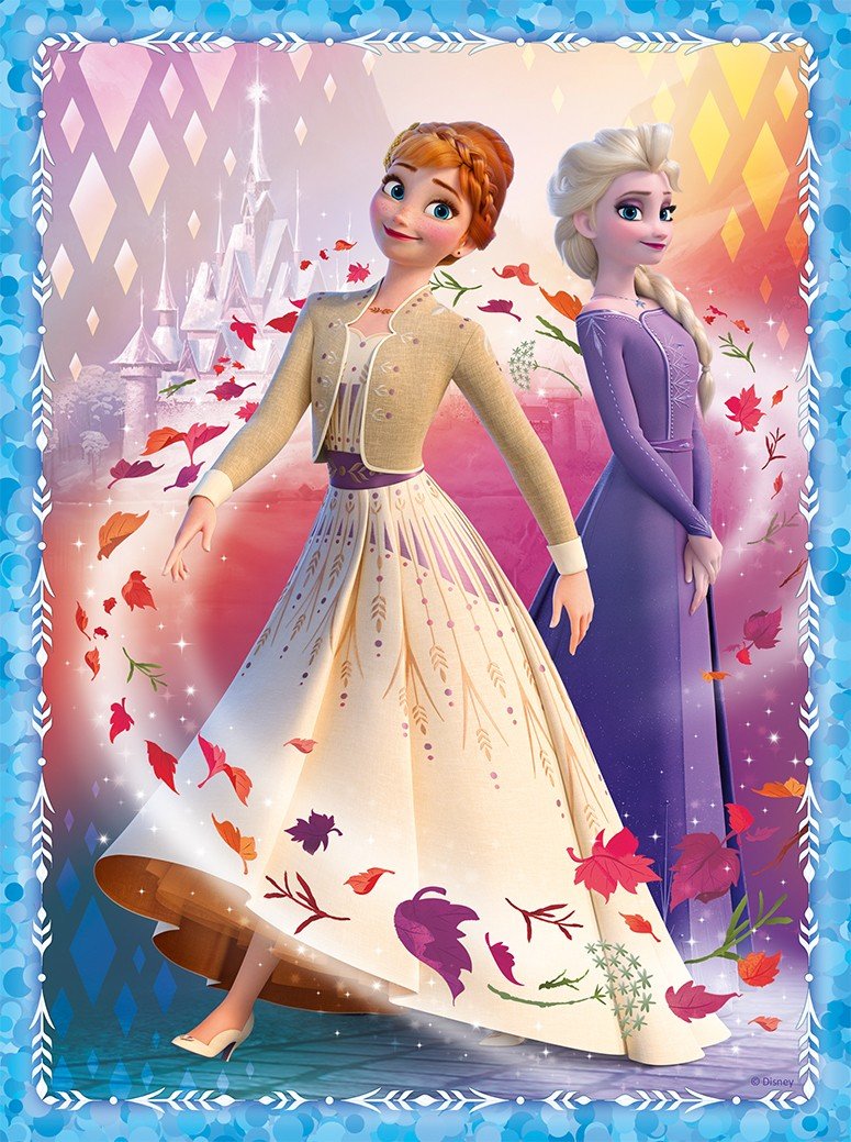 Trefl Frozen Pussel Set Med Memo Cards Frozen Ii