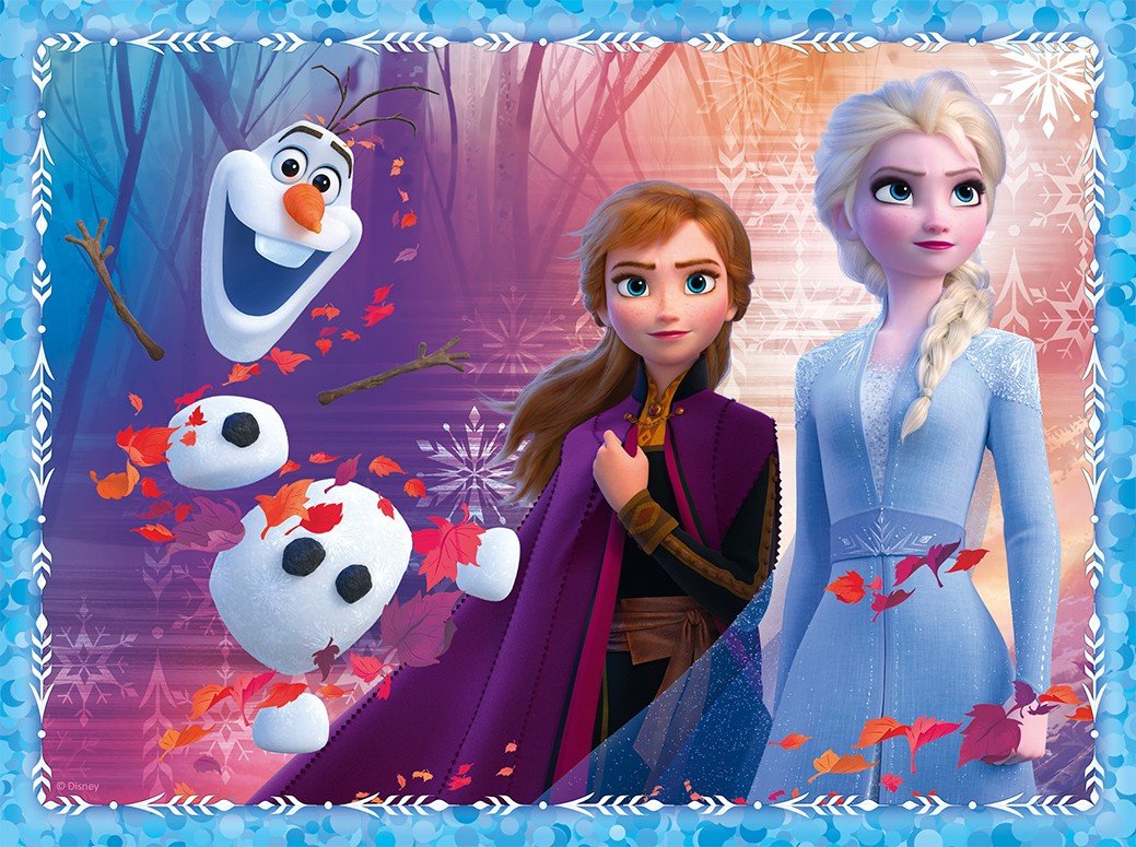 Trefl Frozen Puslespil Sæt Med Memo Cards Frozen II