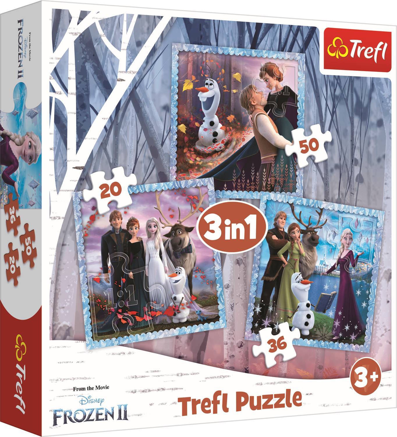 Trefl Frozen Puzzle 3 In 1 Set Frozen Ii