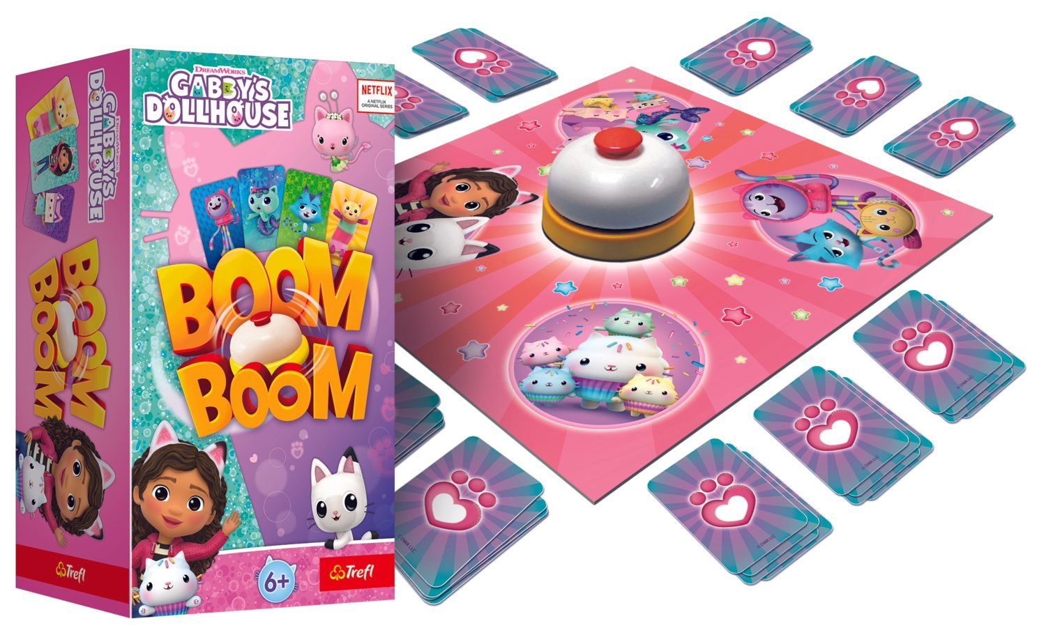 Trefl Gabby´S Dollhouse Brädspel Boom Boom