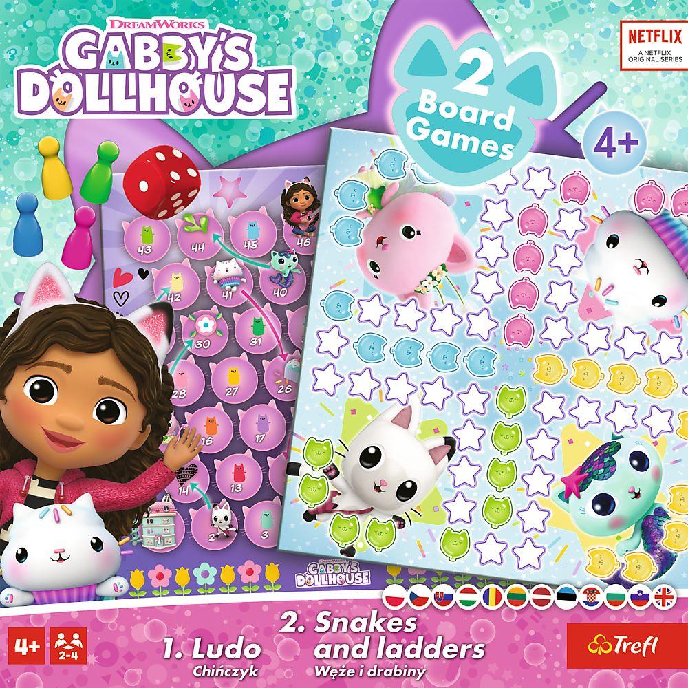 Trefl Gabby's Dollhouse Brætspil 2 i 1