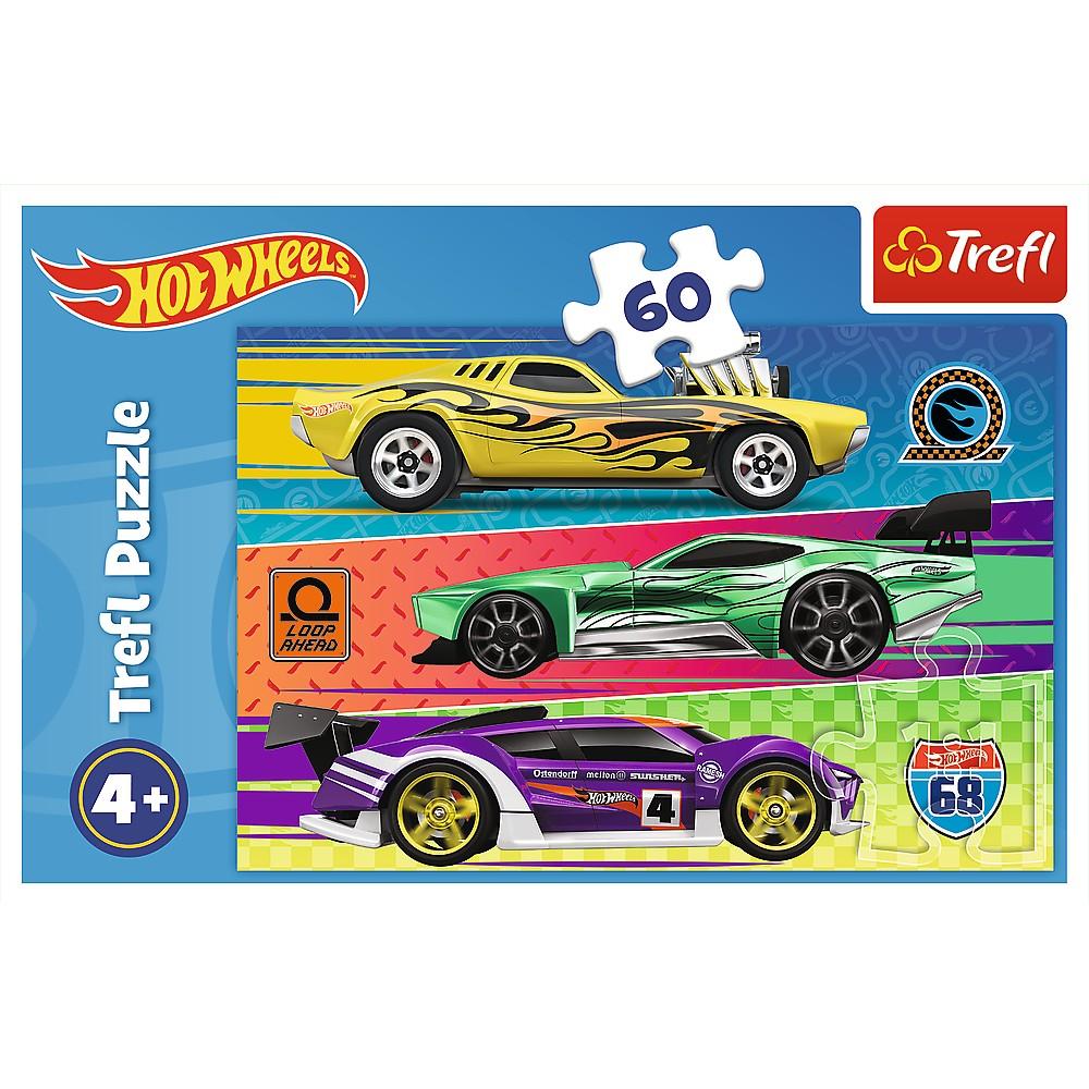 Trefl Hot Wheels Pussel, 60 st