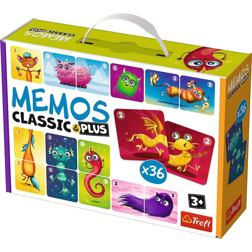 Trefl Memo Classic Plus Söta monster