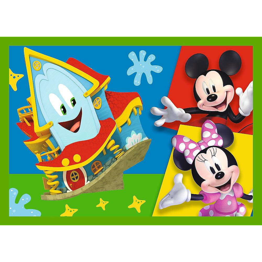 Trefl Mickey Mouse Puslespil 4 i 1 sæt 12 15 20 24 stk.