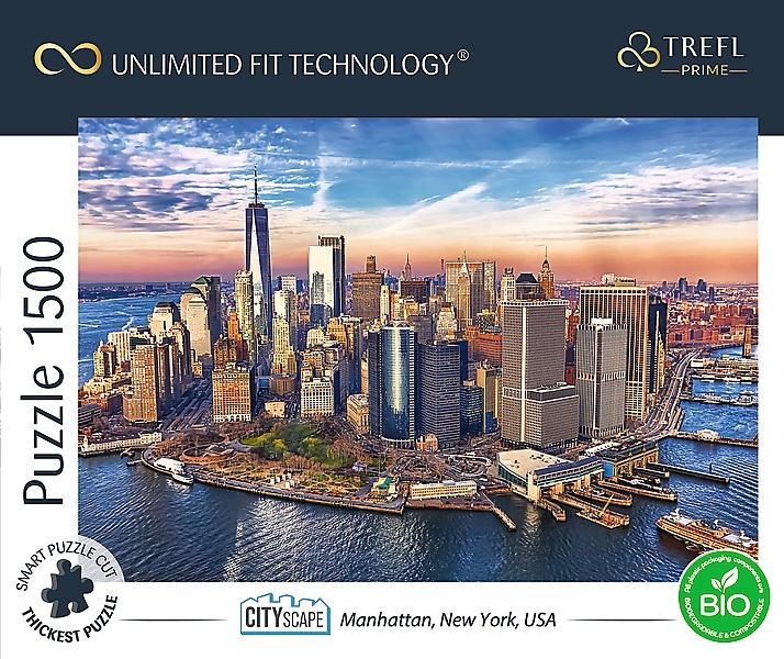 Trefl Prime Puzzle Cityscape Manhattan, 1500 st