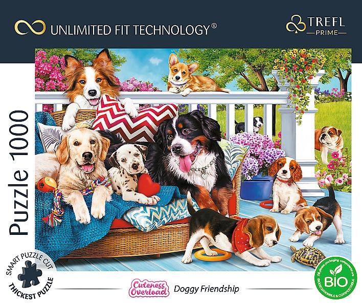 Trefl Prime Puzzle Cuteness Overload Dogs, 1000 st