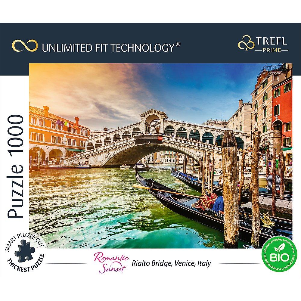 Trefl Prime Puzzle Romantic Sunset Venedig, 1000 st