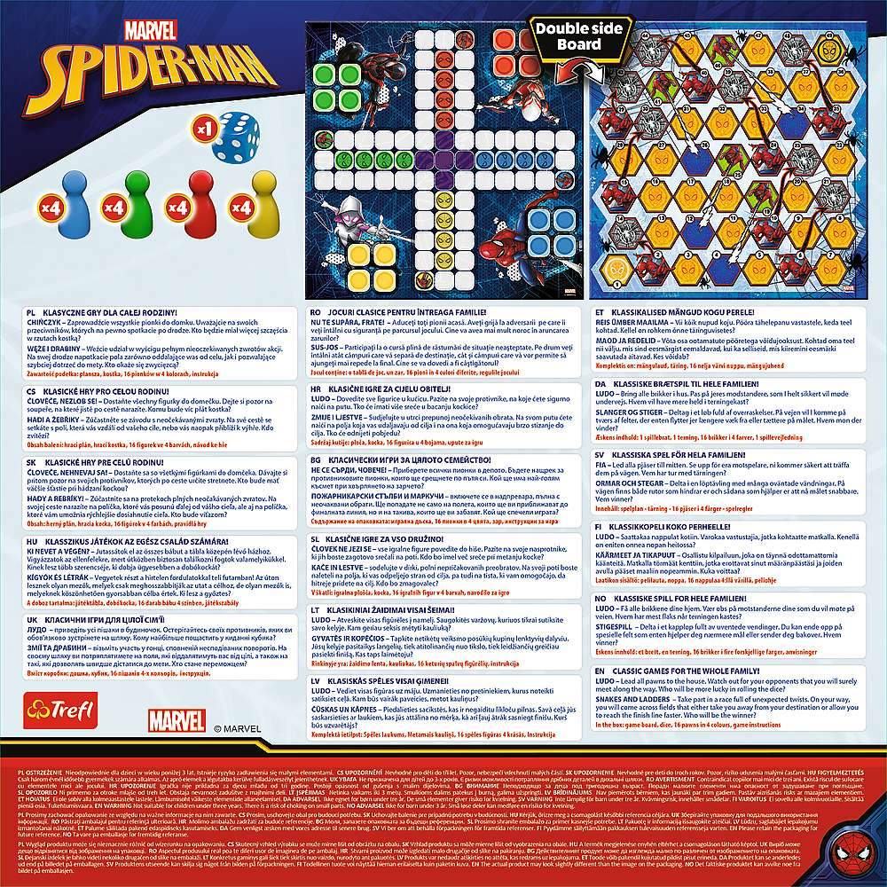 Trefl Spider-Man Brädspel 2 i 1