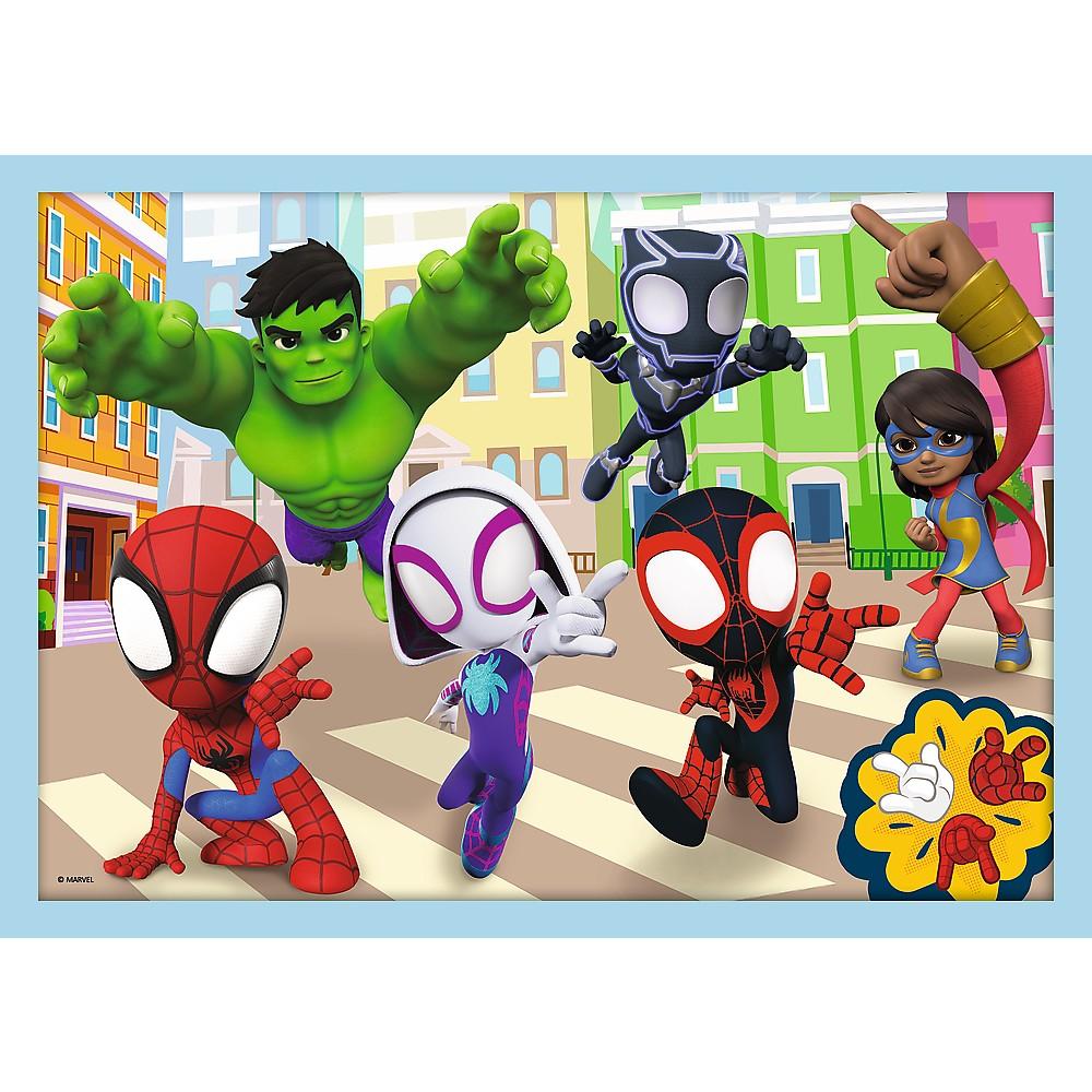 Trefl Spider-Man Pussel Set 4I1 Spidey