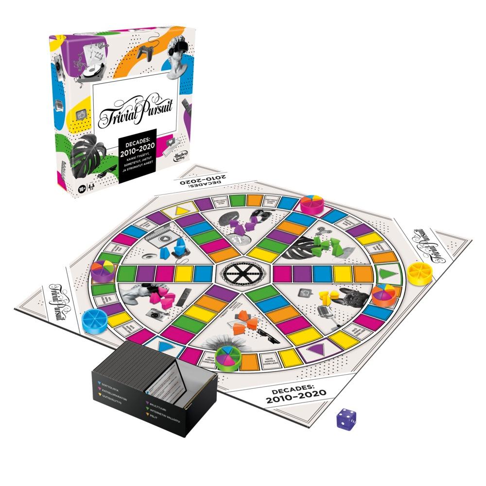 Trivial Pursuit Brädspel decennier 2010 till 2020 (på finska)