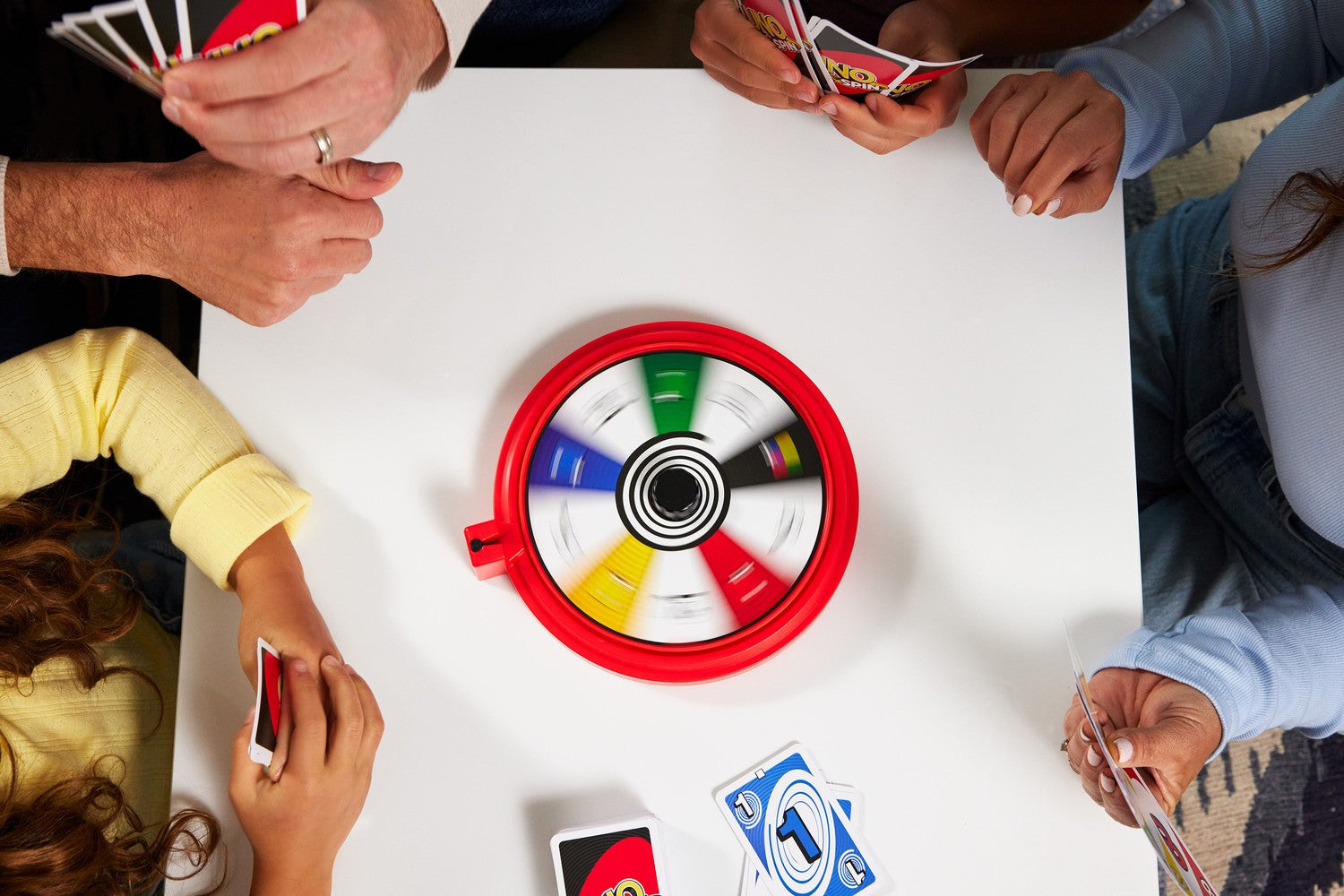 UNO Spin Kortspel med snurrbräde, 2-10 spelare