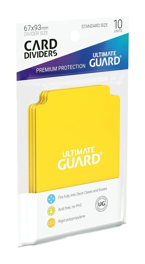 Ultimate Guard Card Dividers Standardstørrelse Gul (10)