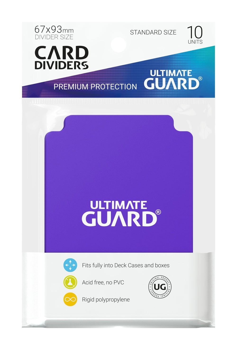 Ultimate Guard Card Dividers Standardstorlek Lila (10)