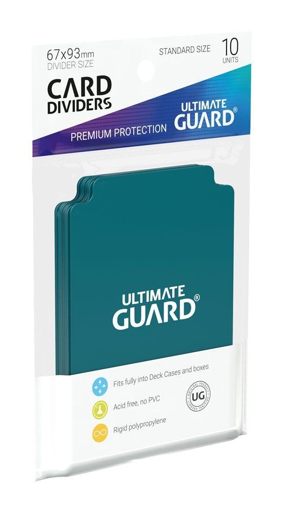 Ultimate Guard Card Dividers Standardstorlek Petrol Blue (10)