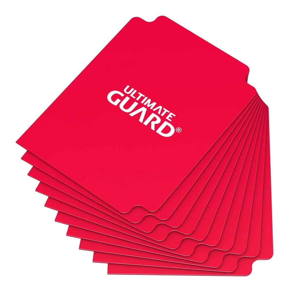 Ultimate Guard Card Dividers Standardstørrelse Rød (10)