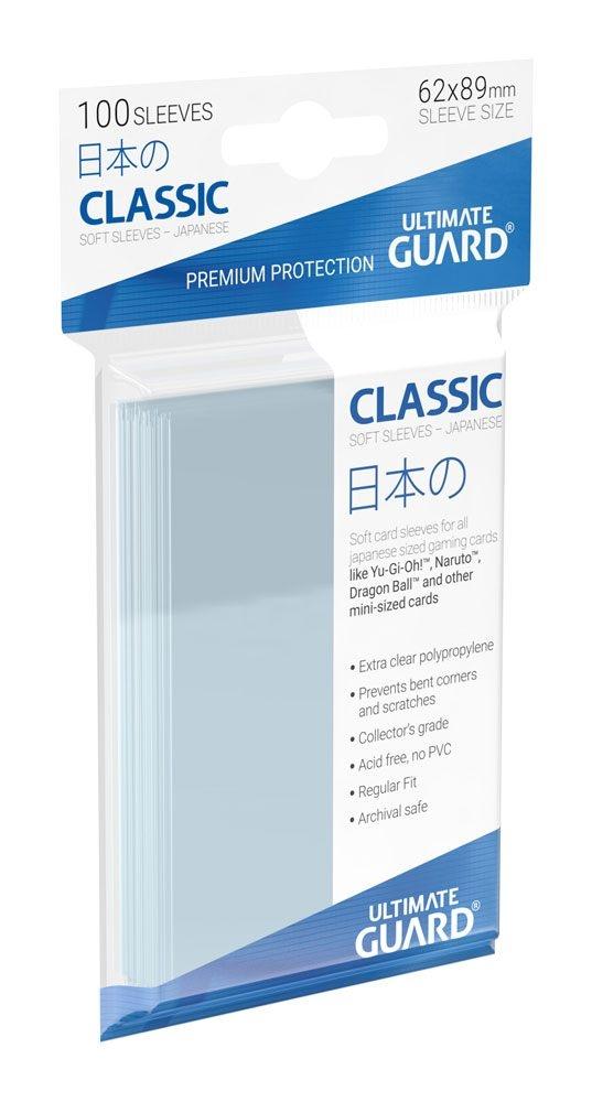 Ultimate Guard Classic bløde ærmer Japansk størrelse Transparent (100)